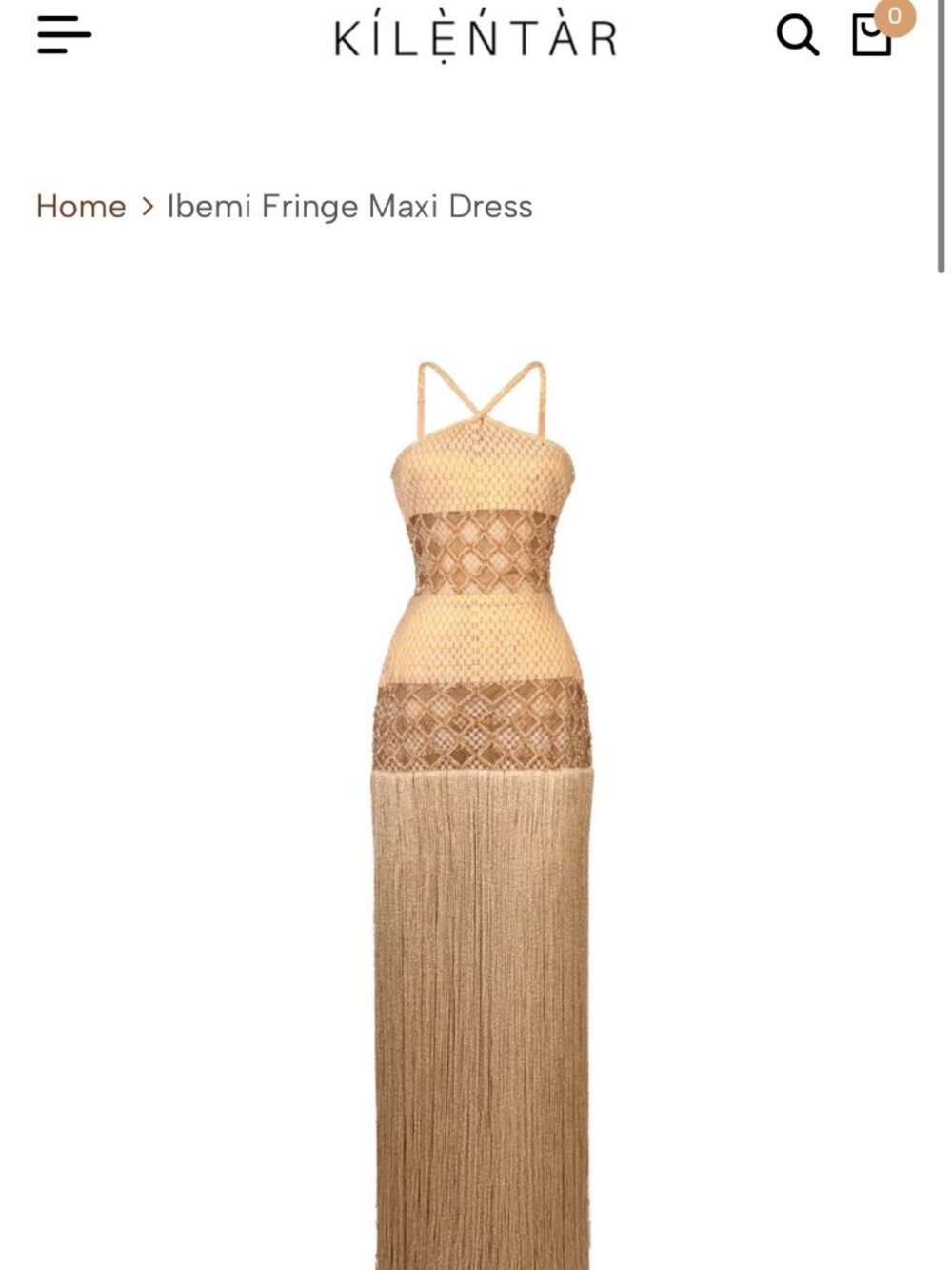 Sophisticated elegant dress